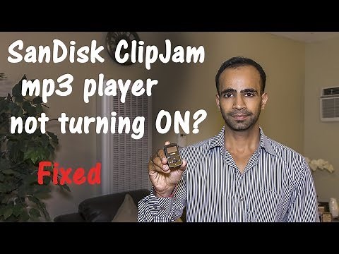 [Solved] SanDisk ClipJam Mp3 Player not turning ON