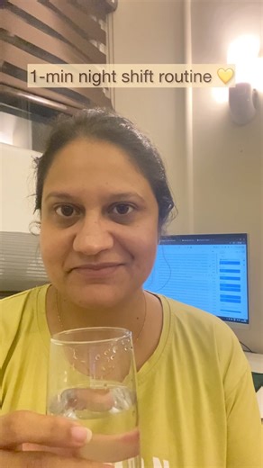 My 1-Min Night Shift Routine | Simple & Real | Shineglow Ira
