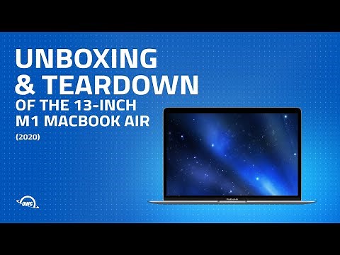 Unboxing and Teardown of the 13-inch MacBook Air (M1, 2020)