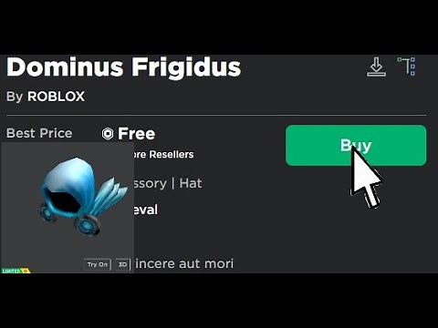 How to get a free dominus | Roblox | ( Read Description )