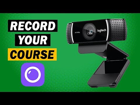 Logitech Capture Tutorial - How to Record Online Course Videos