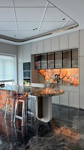 : Built-in fridge? : YES : Glass display cabinet? : YES : Kitchen island? : YESSSSS | Design Seed