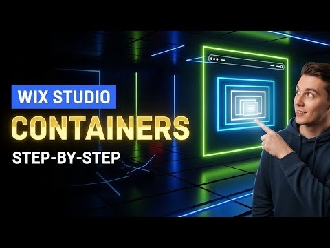 How to Use Containers in Wix Studio (Step-by-Step)