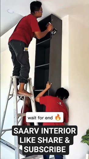 Perfect TV Wall Setup for a Modern Home 💡#homedecor #tv #tvcabinet #tvunit #trendingnow #shorts