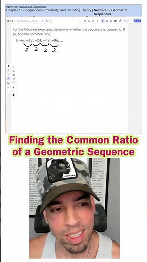 Finding the Common Ratio of a Geometric Sequence