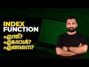 Learn How to use INDEX Function in Excel || എക്സൽ മലയാളം