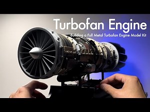 ターボファンエンジン【EngineDIY】メタルキット製作「1/10 Full Metal Electric Turbofan Engine Aircraft Model Kit」