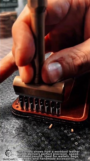 Secret of worktool leather punch for stunning precision