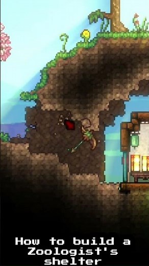 Zoologist's shelter / Terraria NPC village
