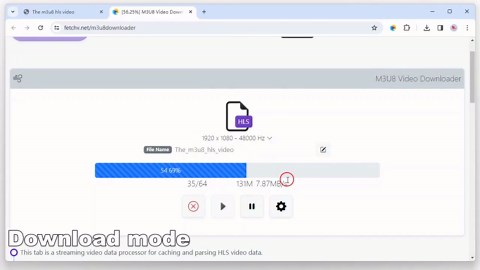 HLS & M3U8 Video downloader chrome extensions