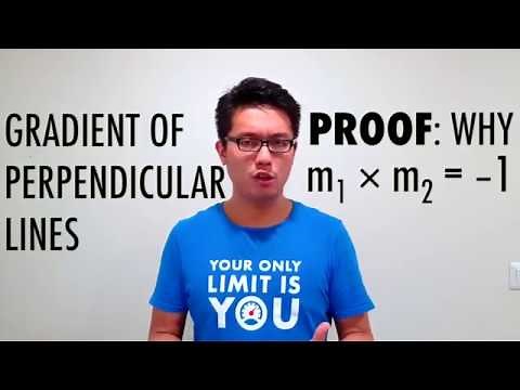 Gradient of Perpendicular Lines Proof