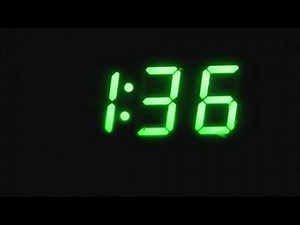 Digital clock Time lapse