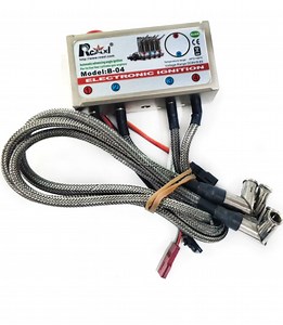 CDI - 4 Cylinder CH CDI Ignition For ZDZ, OS, 3W, DLE, DA, KOLM QUAD Engines, Various Spark Plug Cap Options - CH-ignitions