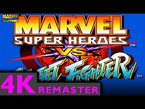 Marvel Super Heroes Vs. Street Fighter - REMASTERED [4K HD] INTRO