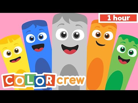 Toddler Learning Video | Color Crew | 1 Hour | @BabyFirst Learn Colors, ABCs, Rhymes & More ​