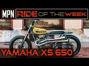 1975 Yamaha XS 650 Flat Track Motorcycle