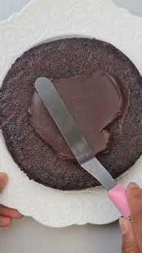 Fudgy Eggless Chocolate Cake #shorts #chocolate #eggless #cake