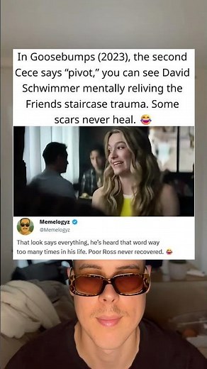 In Goosebumps (2023), David Schwimmer Relives the Pivot Moment from Friends