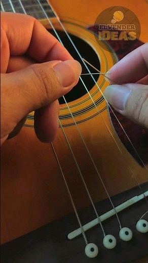 Fixing a Broken Guitar String - Level: Easy #shorts
