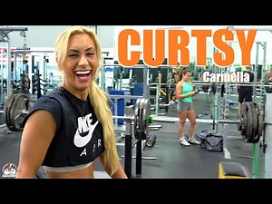 Carmella Curtsy Lunge (DUMBBELL!)