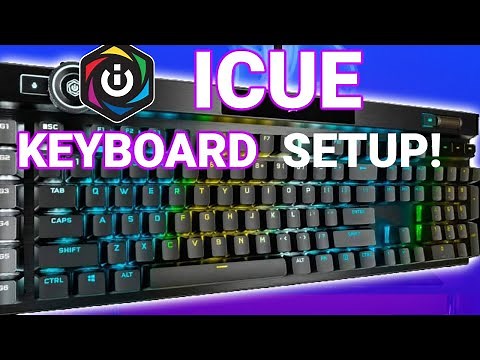 how to setup Corsair keyboard
