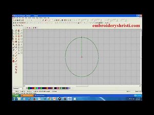 How to Draw Circle in Wilcom Embroidery Digitizing