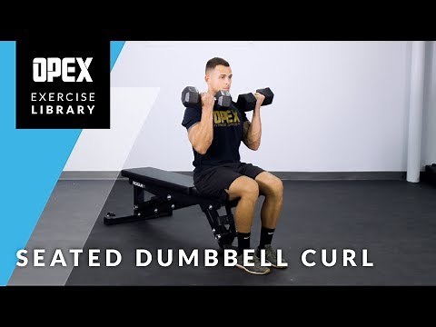 Seated Dumbbell Curl - OPEX Exercise Library