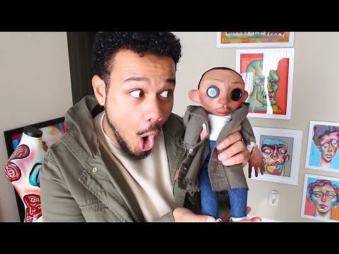 i made a custom Coraline doll...