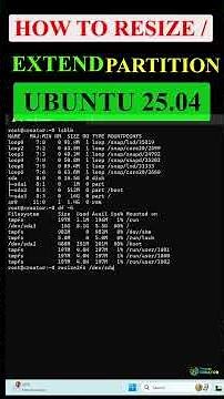 How to Resize Partition in Ubuntu | Extend Disk Space Easily | Linux Tutorial #shorts