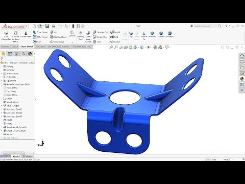 Solidworks tutorial sheet metal
