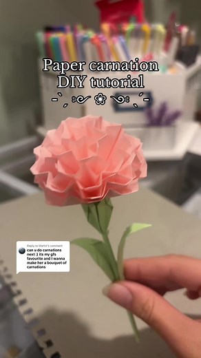 DIY Paper Carnation Tutorial: Create Beautiful Flowers