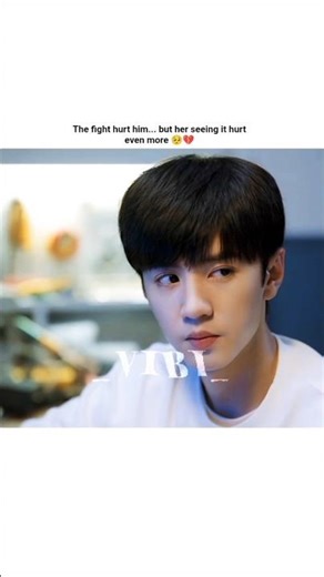 She didn't judge him, but he judged himself harder...🥺💔 #oursecert #cdrama #chenzheyuan #fight