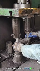The process of installing metalworking conveyor belt chain🛠️