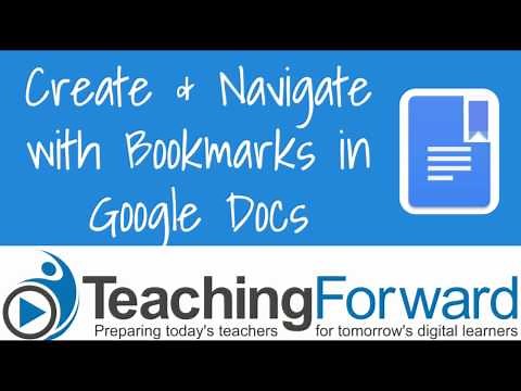 Using Bookmarks in Google Docs