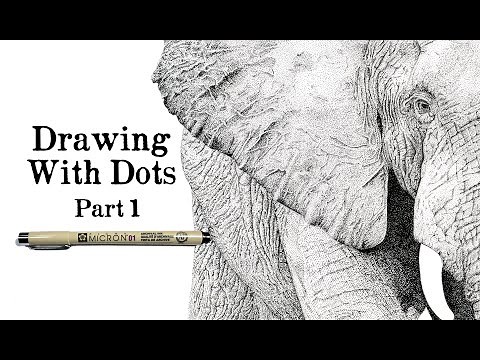 Introduction to Stippling Tutorial - Drawing with Dots (Part 1)
