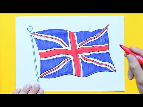 How to draw the Union Jack - National Flag of United Kingdom