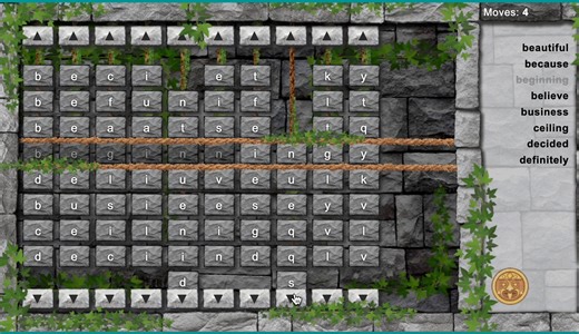 🧩 Enter the temple and test your #spelling skill. Move the columns up or down to form each word. Ready to explore? Play now! 💡🌟 👉 https://bit.ly/3bsk5v2 | Spellzone