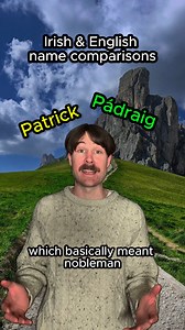 612K views · 10K reactions | Uncover the origins of 6 popular #Irish names and see how they compare to the English versions.  What's your favorite Irish name?  Let us know why in the comments!  #ireland #gaelic #irishnames #babynames | Rosetta Stone | Facebook