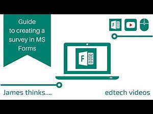 Guide to using MS Forms to create a survey