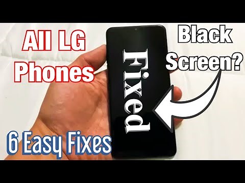 ALL LG PHONES: HOW TO FIX BLACK SCREEN OR FROZEN SCREEN (6 Easy Fixes)