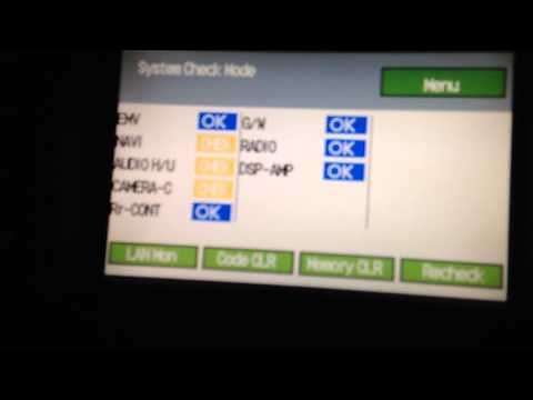 Lexus LS430 hidden menu service check reset etc