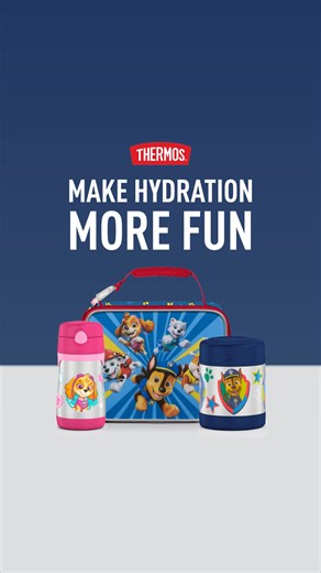 With routines in full swing, Thermos® makes it easy to keep lunch and hydration fun. Mix and match bottles, food jars, and lunchboxes featuring the characters they love. | Thermos