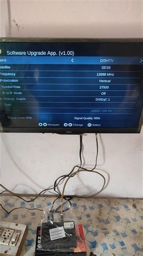 #sorts Dish TV D2H Box First Time Software Download #video