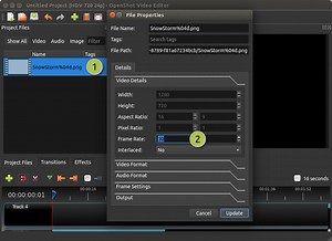 Openshot video editor
