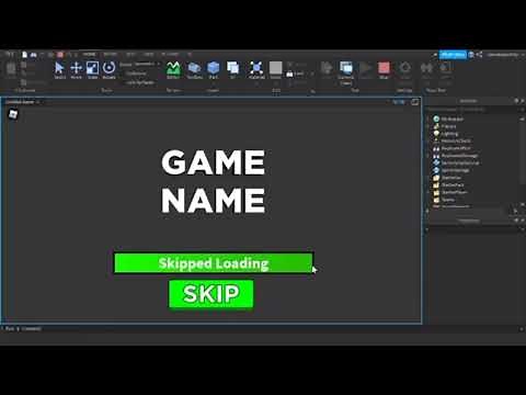 Loading Screen with Skip Button *READ DESC