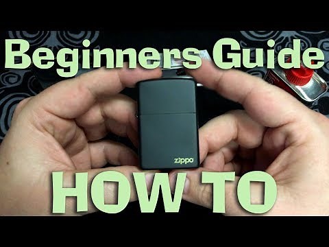 Zippo Lighter - Beginners Guide - How To Use - Unboxing
