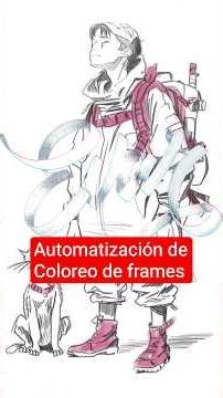 2D animation tutorial | Frame coloring automation