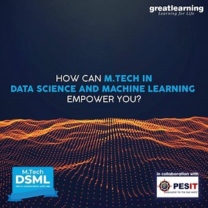 Our M.Tech program in Data Science and Machine Learning goes beyond teaching theoretical concepts. It actually empowers you with the right skills to help you become a successful Data Science professional. Sign up for it today: https://www.greatlearning.in/masters-in-data-science-pes @PES University #LearningForLife | Great Learning | Facebook