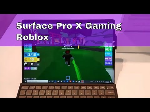 Surface pro x gaming - Roblox