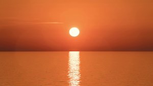 Sunrise, Animated Background, Landscape. Free Stock Video